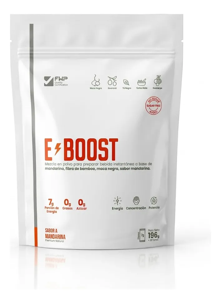 EBOOST FWP ENERGIZANTE - CONCENTRACIÓN DOYPACK POLVO 196GR - 1