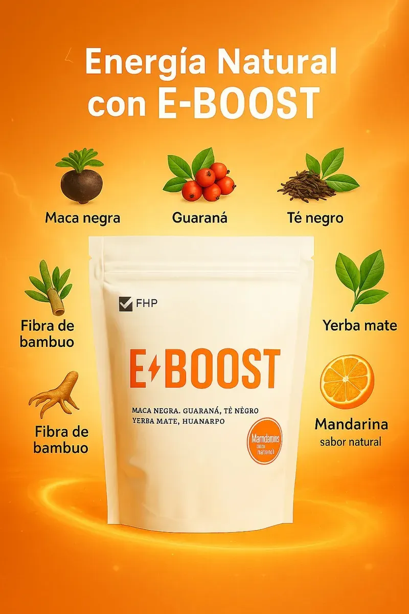 EBOOST FWP ENERGIZANTE - CONCENTRACIÓN DOYPACK POLVO 196GR - 2