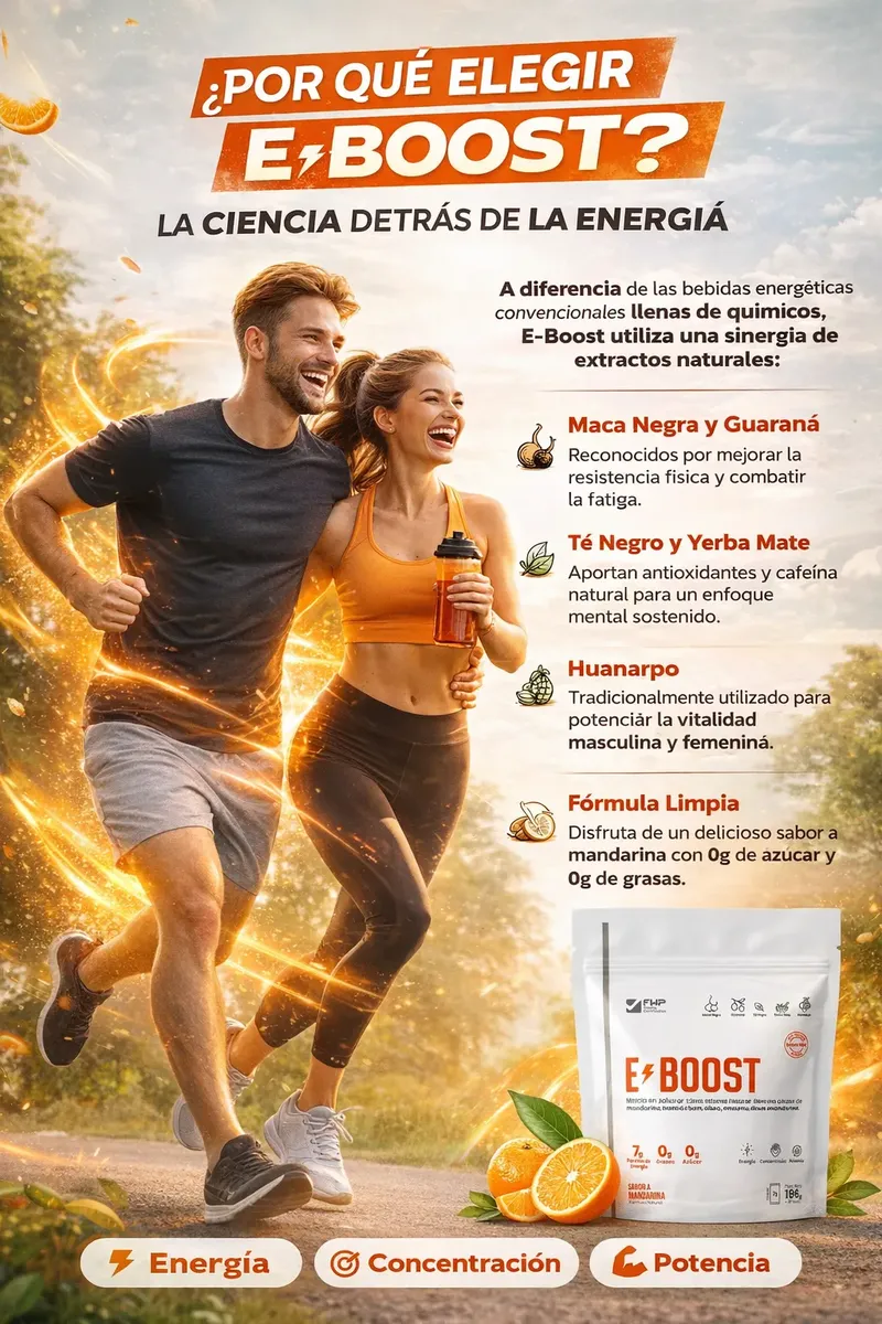 EBOOST FWP ENERGIZANTE - CONCENTRACIÓN DOYPACK POLVO 196GR - 3