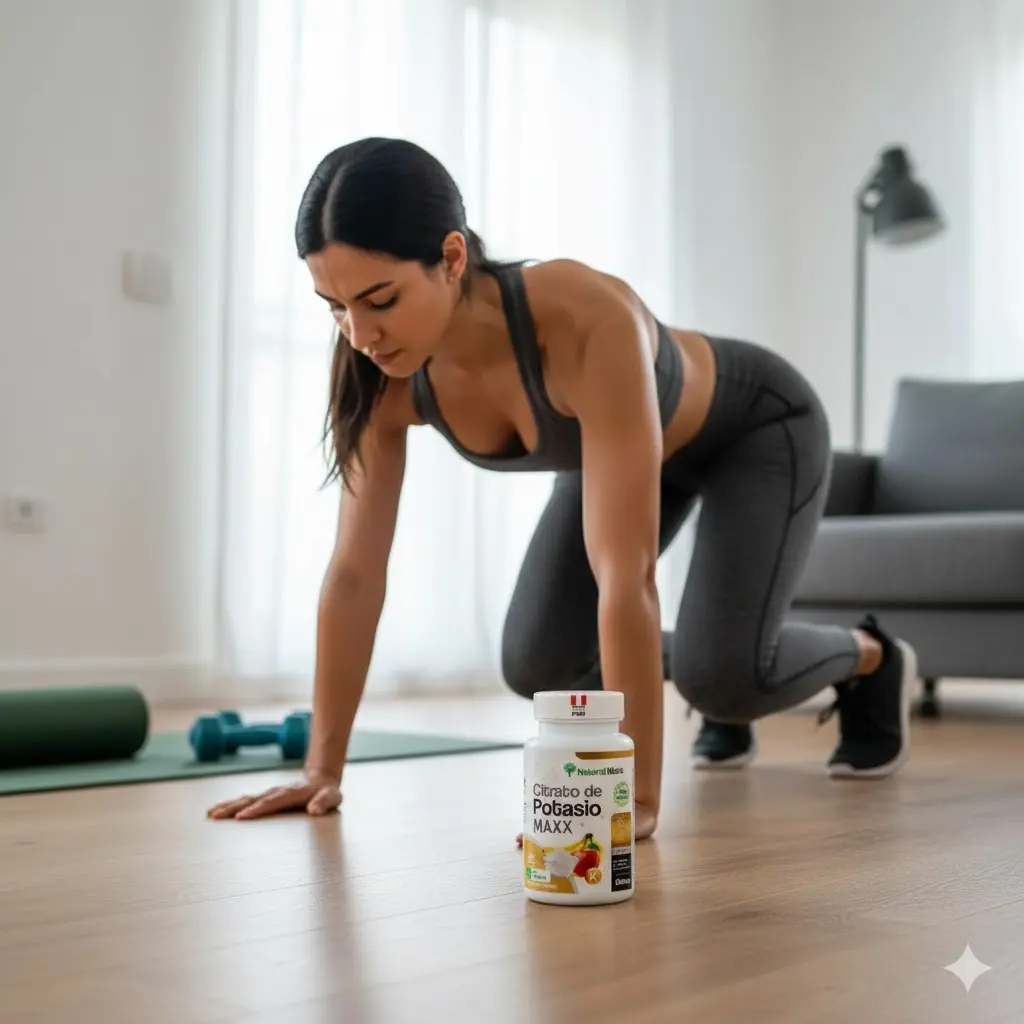 CITRATO DE POTASIO 500MG FUNCIÓN MUSCULAR NATURALMAXX 100 CAPSULAS - 4