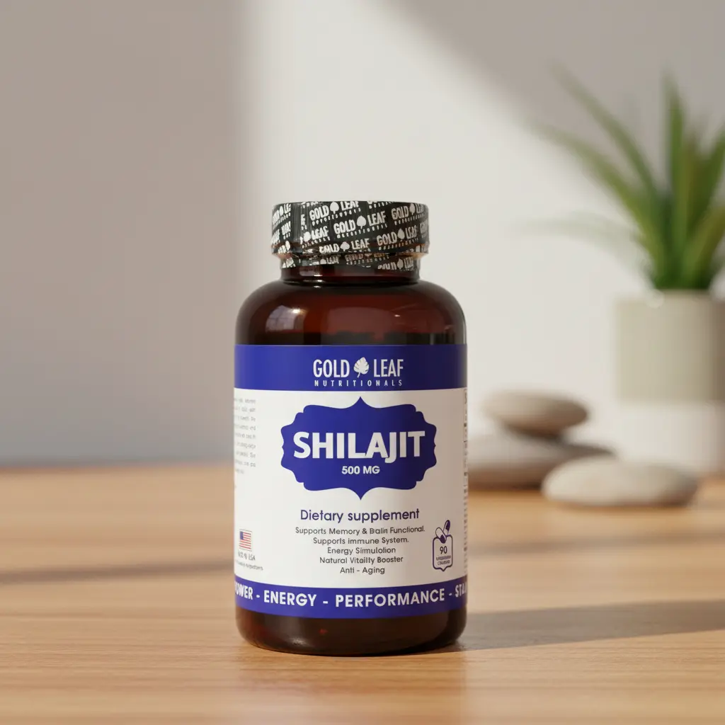 SHILAJIT 500MG DE GOLD LEAF VITALIDAD MASCULINA 90 CÁPSULAS - 3