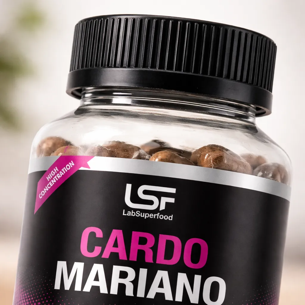 CARDO MARIANO 1000MG LABSUPERFOOD - ALCACHOFA 120 CÁPSULAS - 4