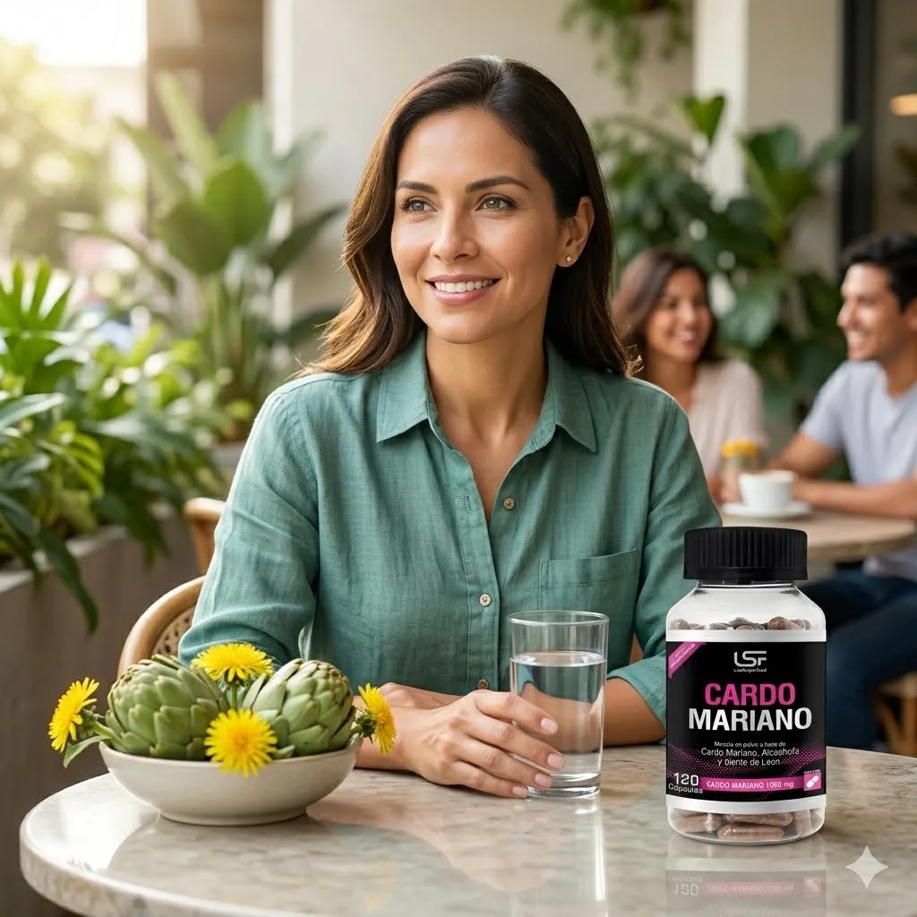 CARDO MARIANO 1000MG LABSUPERFOOD - ALCACHOFA 120 CÁPSULAS - 5