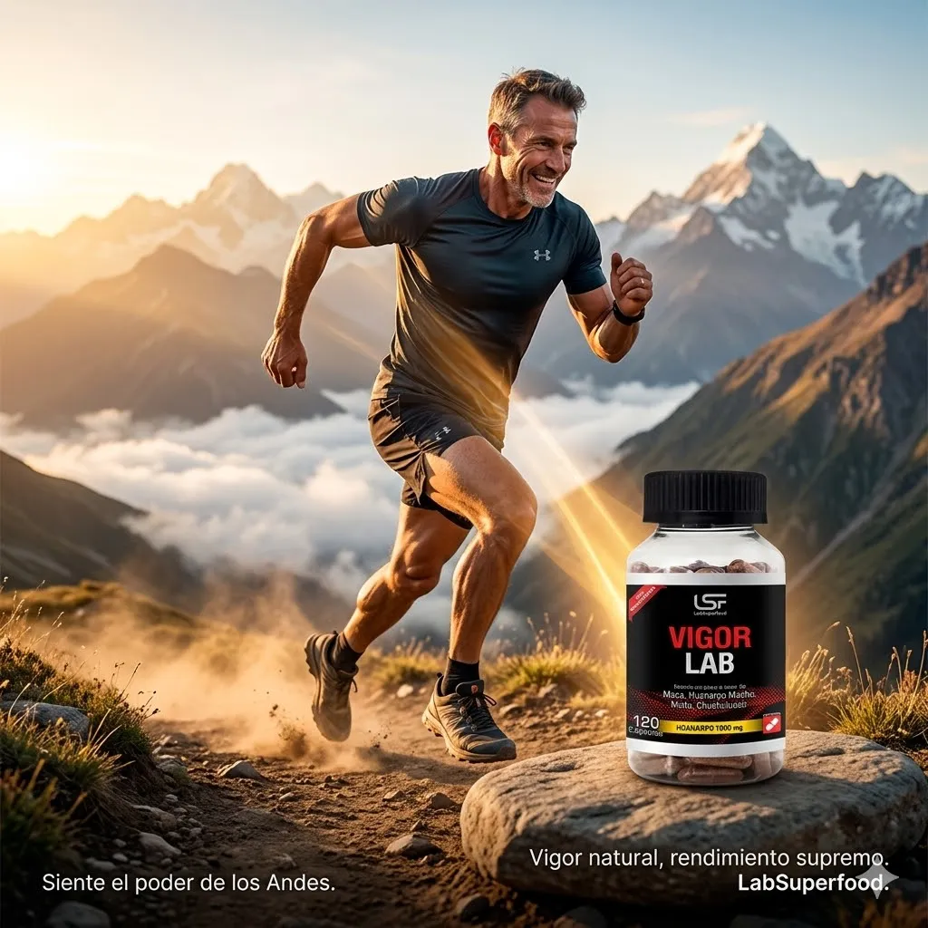 VIGOR LAB HUANARPO MACHO MACA CHUCHUHUASI LABSUPERFOOD 1000MG 120 CAPS - 6