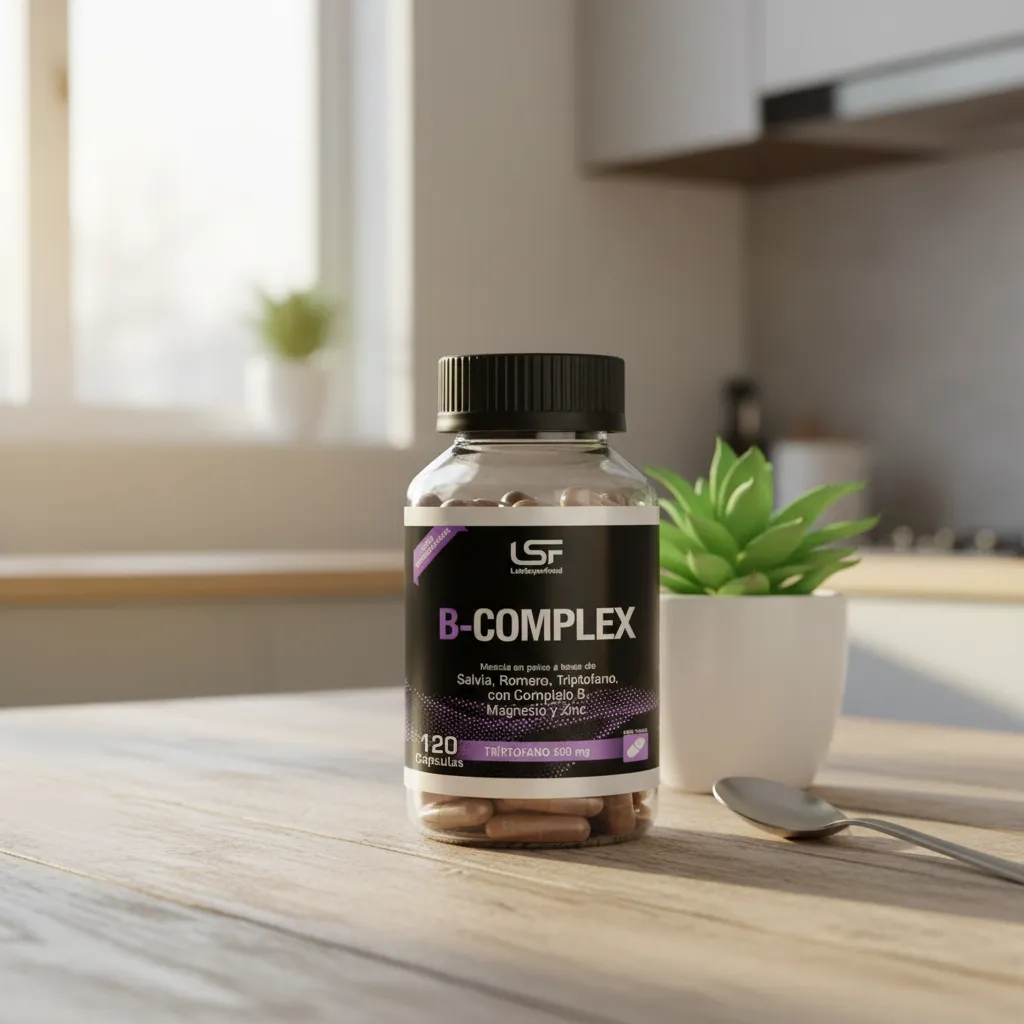 B-COMPLEX 500MG LABSUPERFOOD - TRIPTOFANO 120 CÁPSULAS - 3