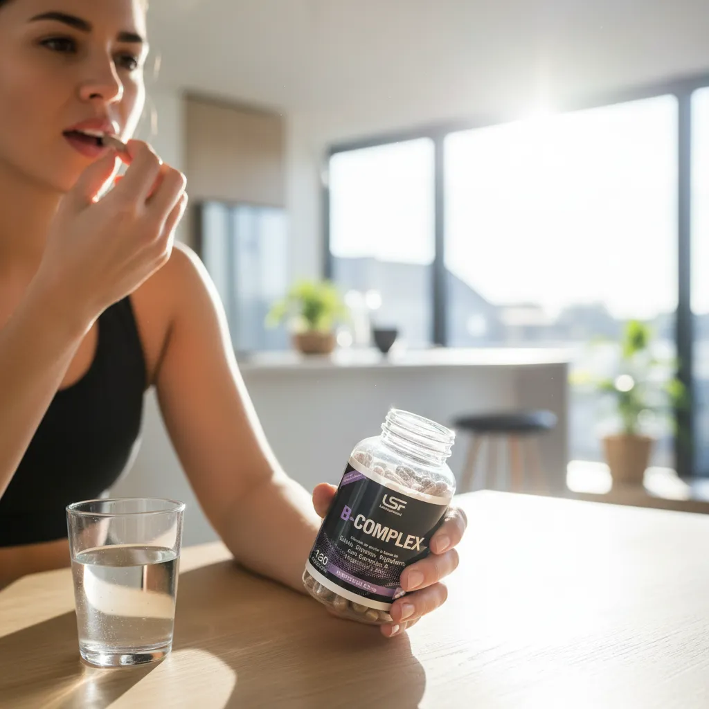 B-COMPLEX 500MG LABSUPERFOOD - TRIPTOFANO 120 CÁPSULAS - 4
