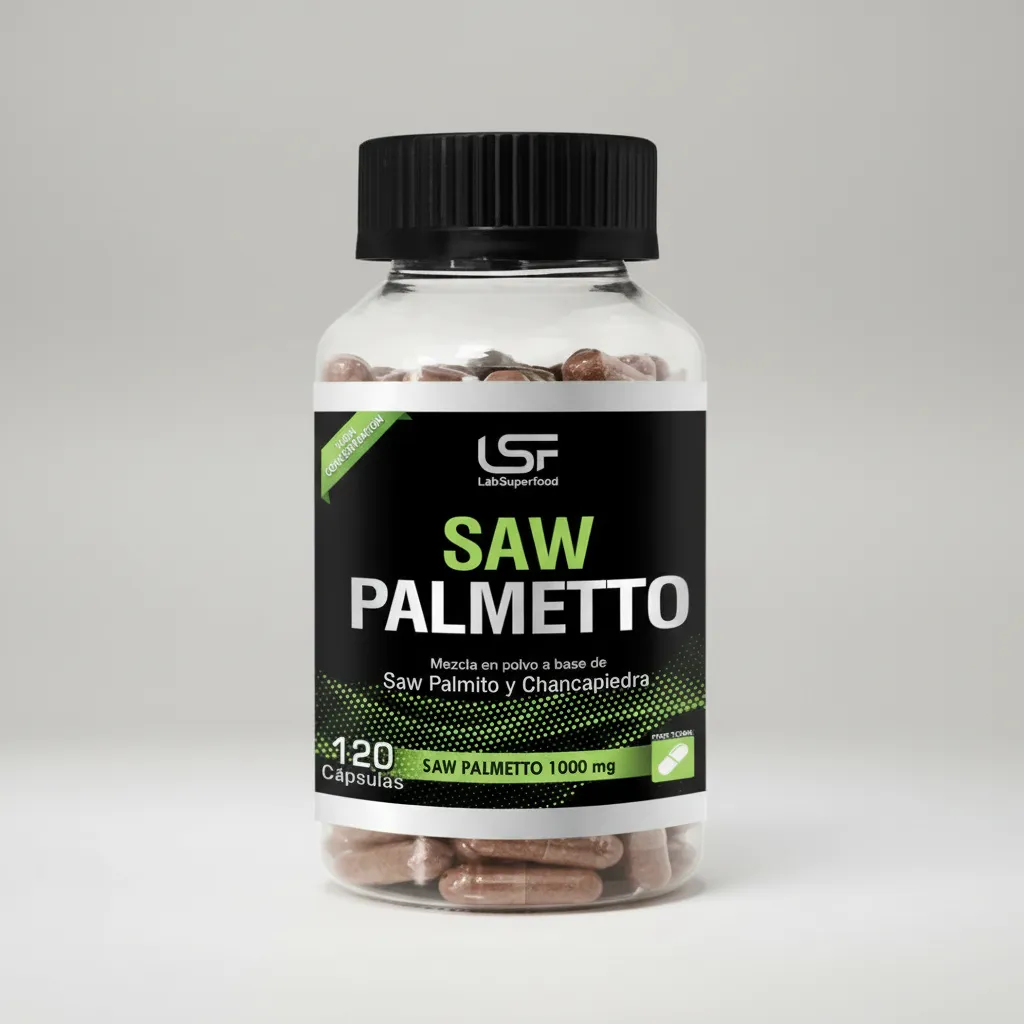 SAW PALMETTO 1000MG LABSUPERFOOD - CHANCAPIEDRA 120 CÁPSULAS - 1