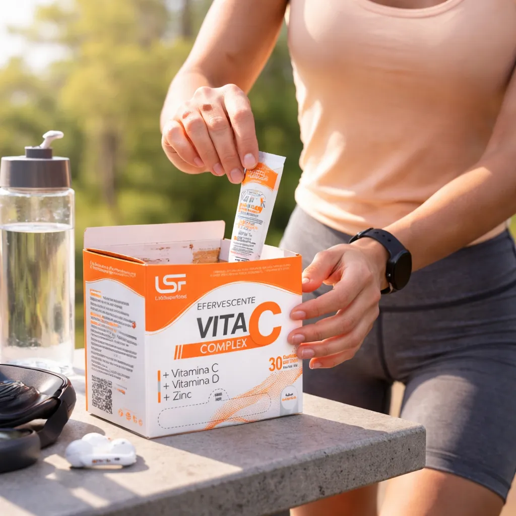 VITAMINA C COMPLEX LABSUPERFOOD - EFERVECENTE + VIT D + ZINC - 5