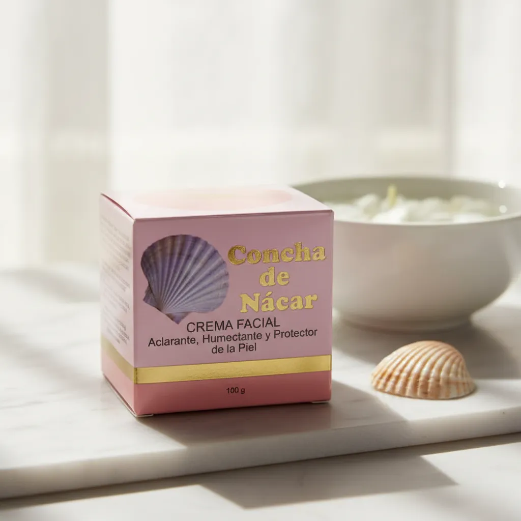 CONCHA DE NACAR CREMA FACIAL HUMECTANTE DE LA PIEL 100G - 2