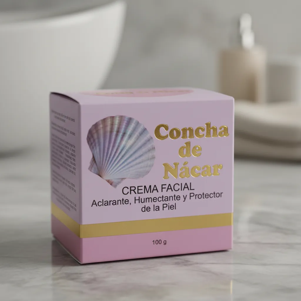 CONCHA DE NACAR CREMA FACIAL HUMECTANTE DE LA PIEL 100G - 5
