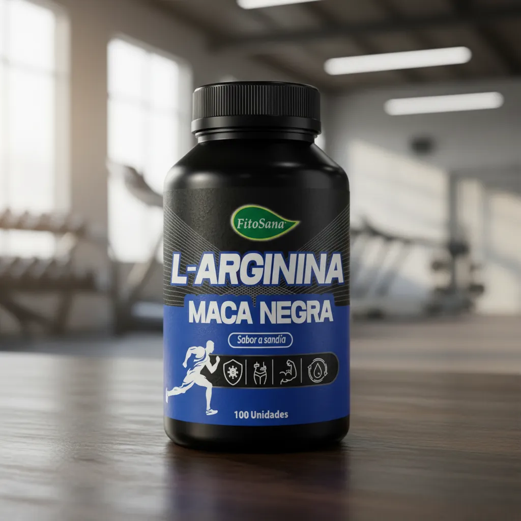 L-ARGININA MACA NEGRA FITOSANA PRE ENTRENO ENERGIA 100 CAPS - 3