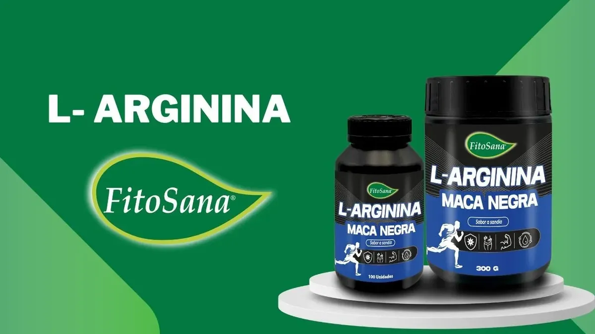 L-ARGININA MACA NEGRA FITOSANA PRE ENTRENO ENERGIA 100 CAPS - 7