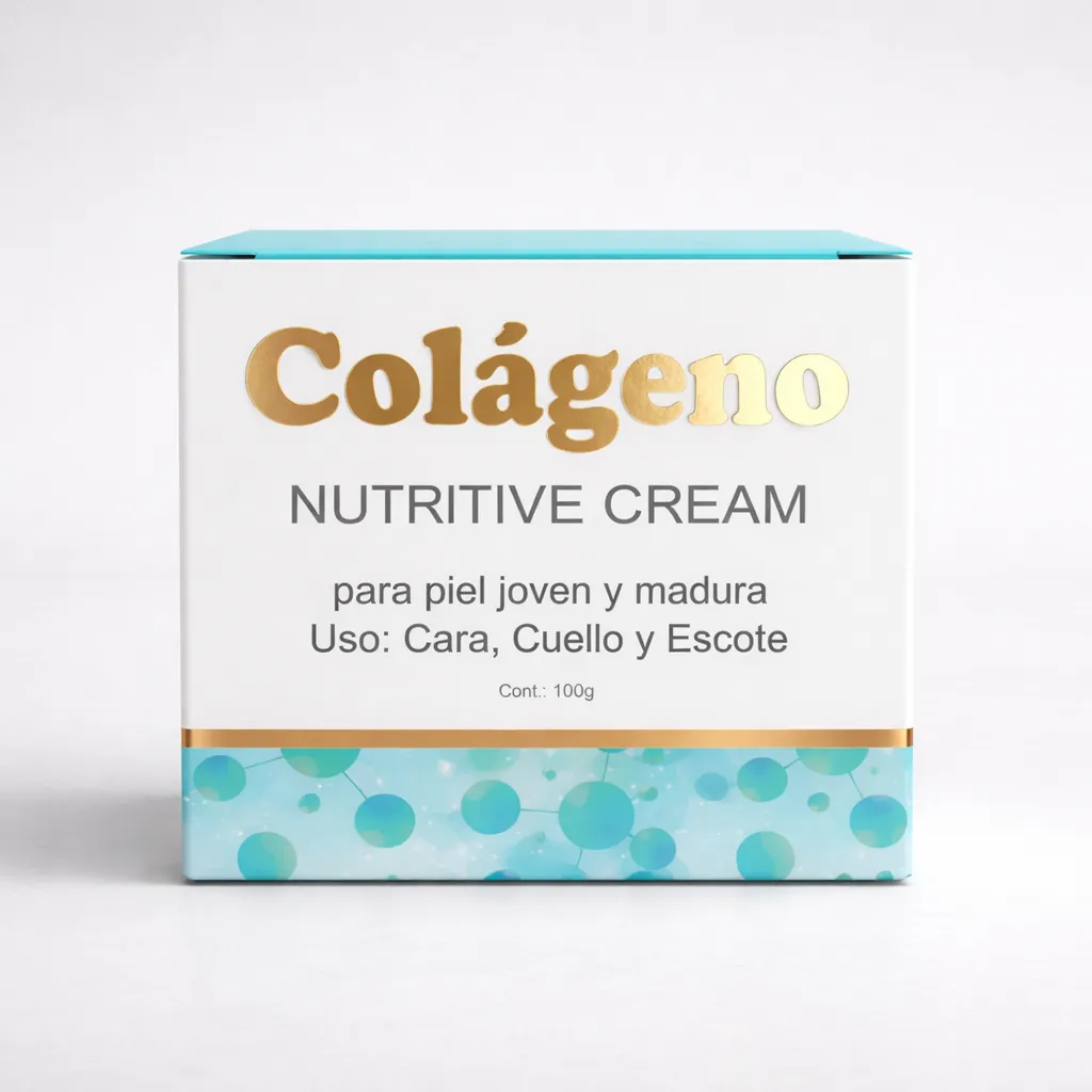 CREMA NUTRITIVA EN BASE DE COLAGENO REAFIRMA TU PIEL 100GR - 1