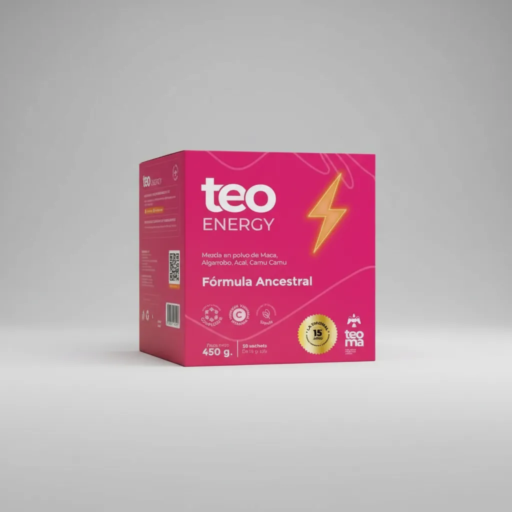 TEO ENERGY TEOMA VITALIDAD - CAJA 30 SACHETS ENERGIZANTE - 1