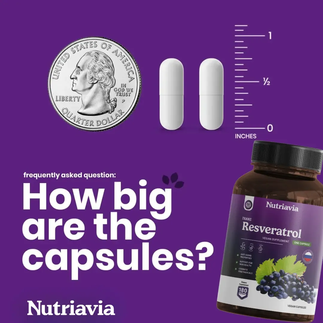 TRANS RESVERATROL 1200MG ANTIENVEJECIMIENTO NUTRAVIA 180 CAP - 5