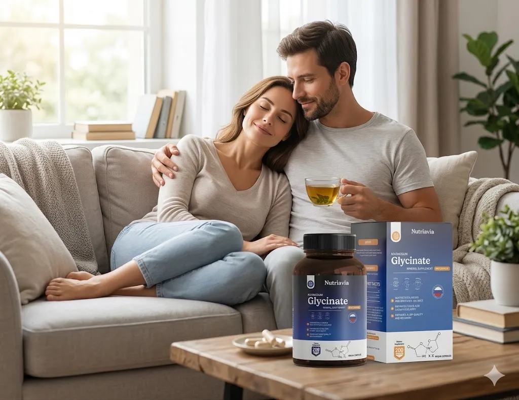 GLICINATO MAGNESIO SALUD NERVIOSA 200 CAPSULAS NUTRAVIA - 2