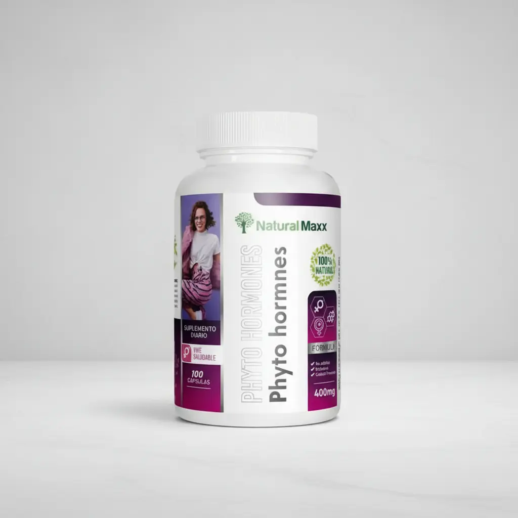 PHYTO HORMONAS 400MG NATURALMAXX SALUD FEMENINA 100 CAPSULAS - 1