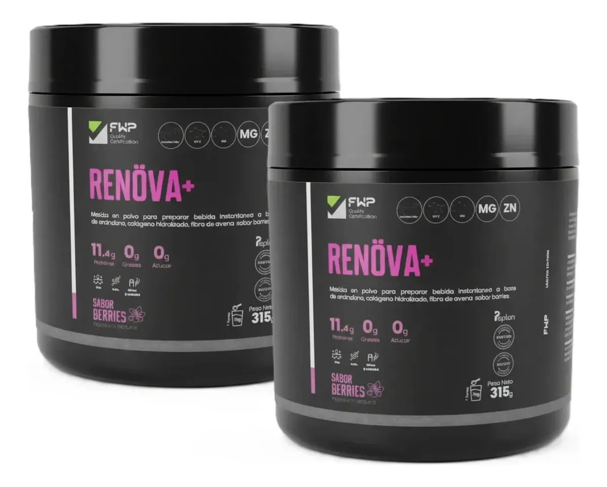 RENÖVA+ COLÁGENO HIDROLIZADO BIOPÉPTIDOS ACTIVOS PACK 315GR - 1