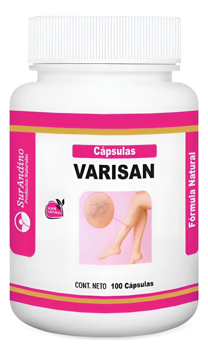 VARISAN SUR ANDINO TRATA VARICES 500MG 100 CAPSULAS - 1