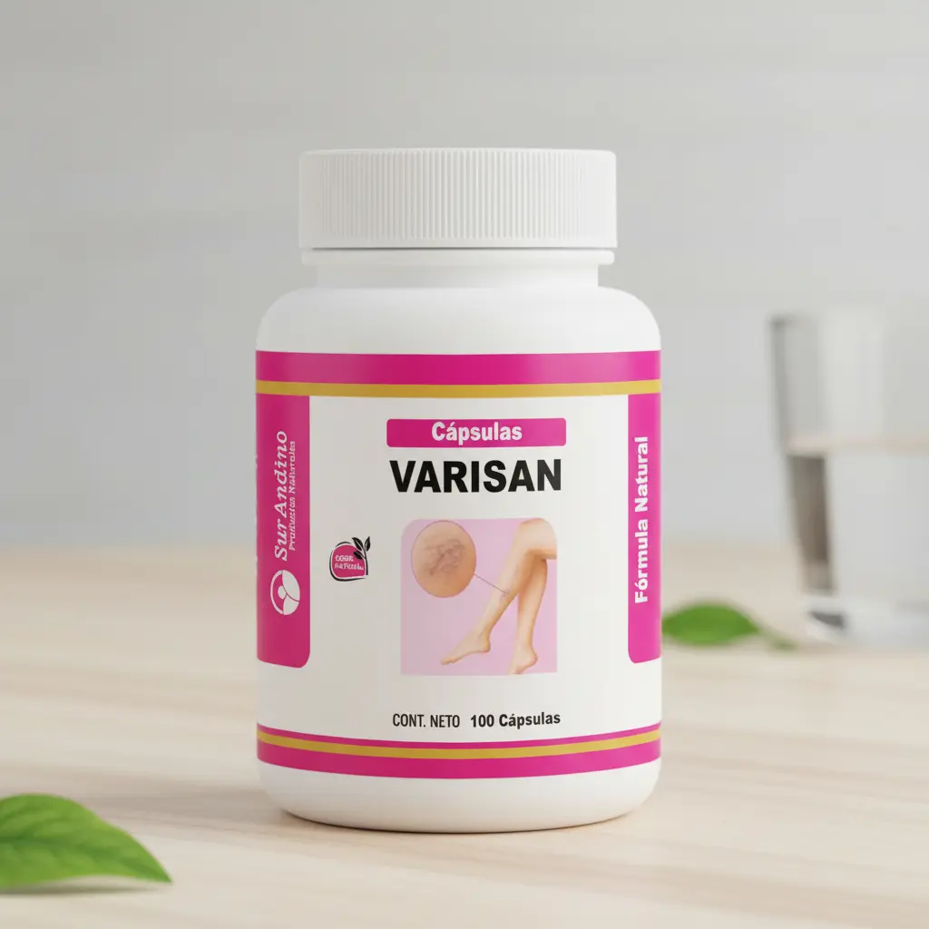 VARISAN SUR ANDINO TRATA VARICES 500MG 100 CAPSULAS - 3