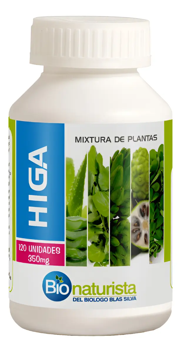 HIGA 350MG BIONATURISTA ALCACHOFA - BERROS 120 CAPSULAS - 1