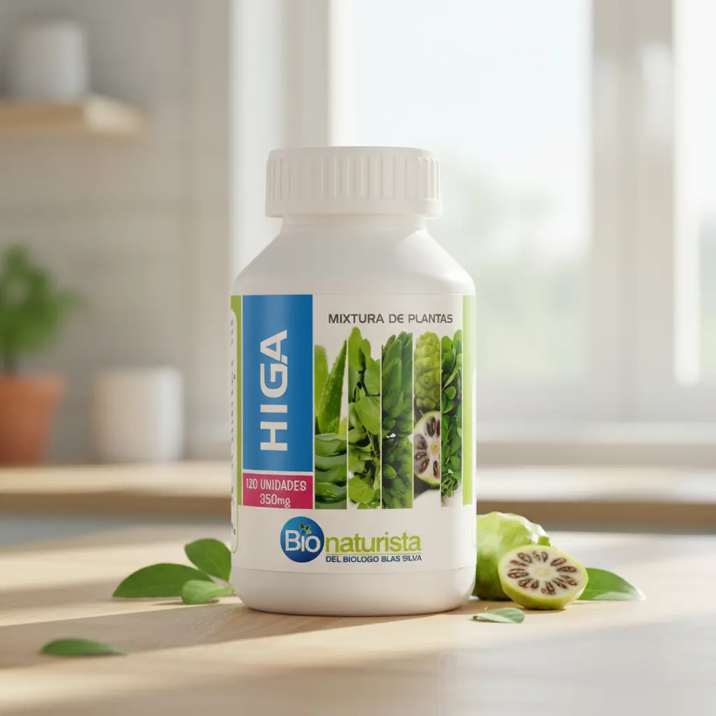 HIGA 350MG BIONATURISTA ALCACHOFA - BERROS 120 CAPSULAS - 3