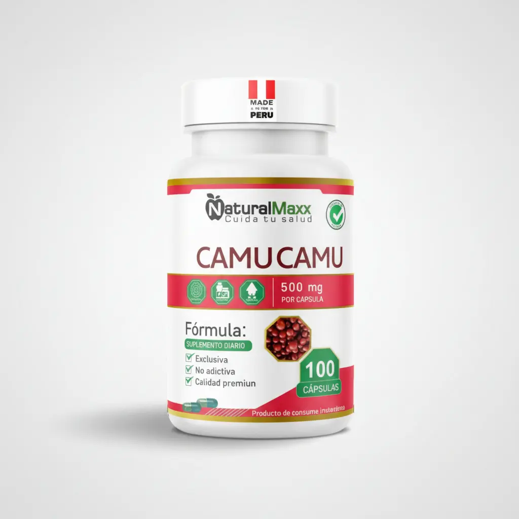 CAMU CAMU 500MG NATURALMAXX FUENTE DE VITAMINA C 100 CAPSULA - 1