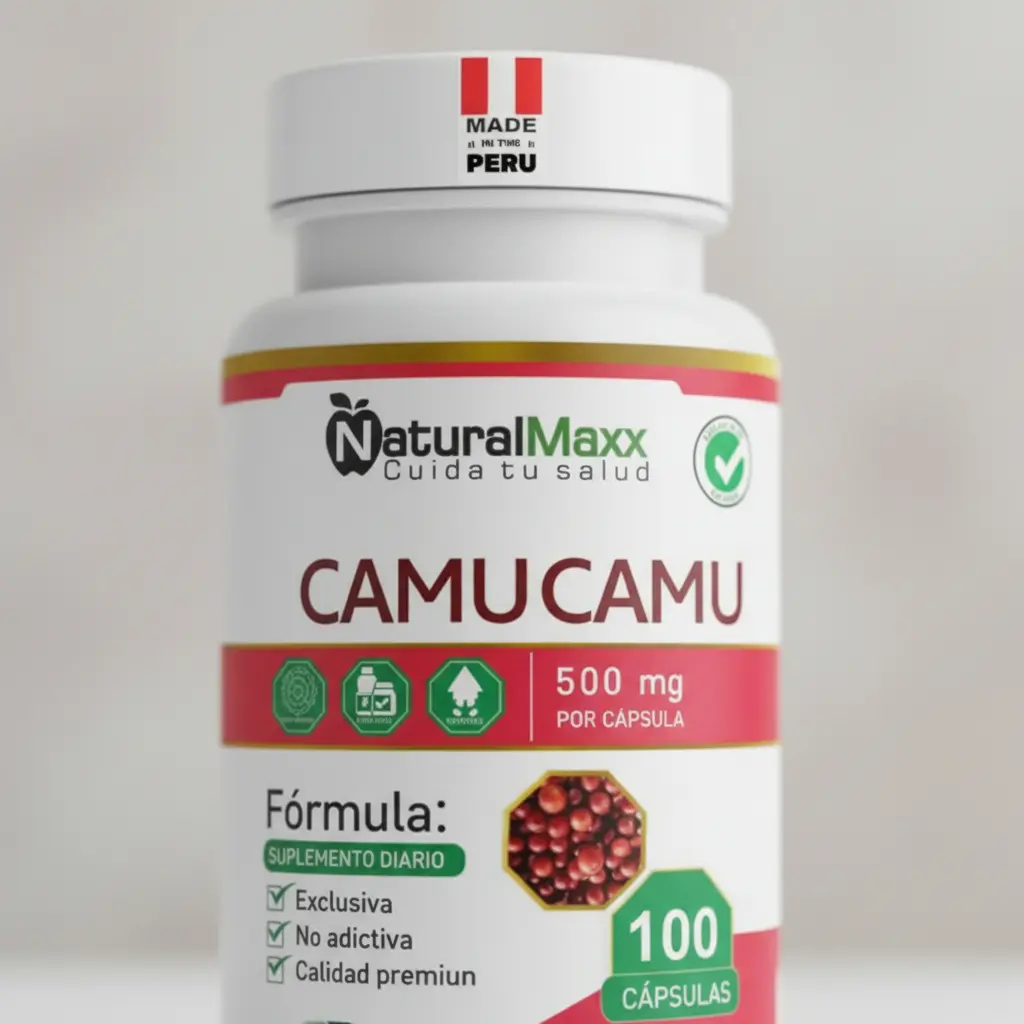 CAMU CAMU 500MG NATURALMAXX FUENTE DE VITAMINA C 100 CAPSULA - 3