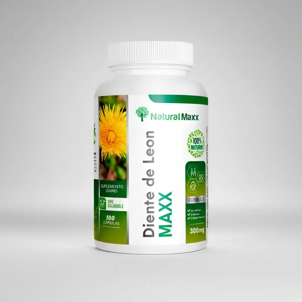 DIENTE DE LEON 300MG NATURALMAXX REGENERA HIGADO 100 UNID. - 1