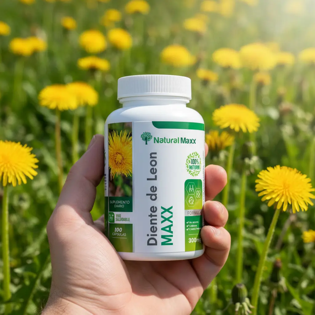 DIENTE DE LEON 300MG NATURALMAXX REGENERA HIGADO 100 UNID. - 3