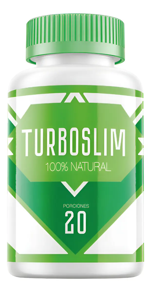 TURBOSLIM 100% NATURAL BAJA DE PESO 500MG 20 CAPSULAS - 1