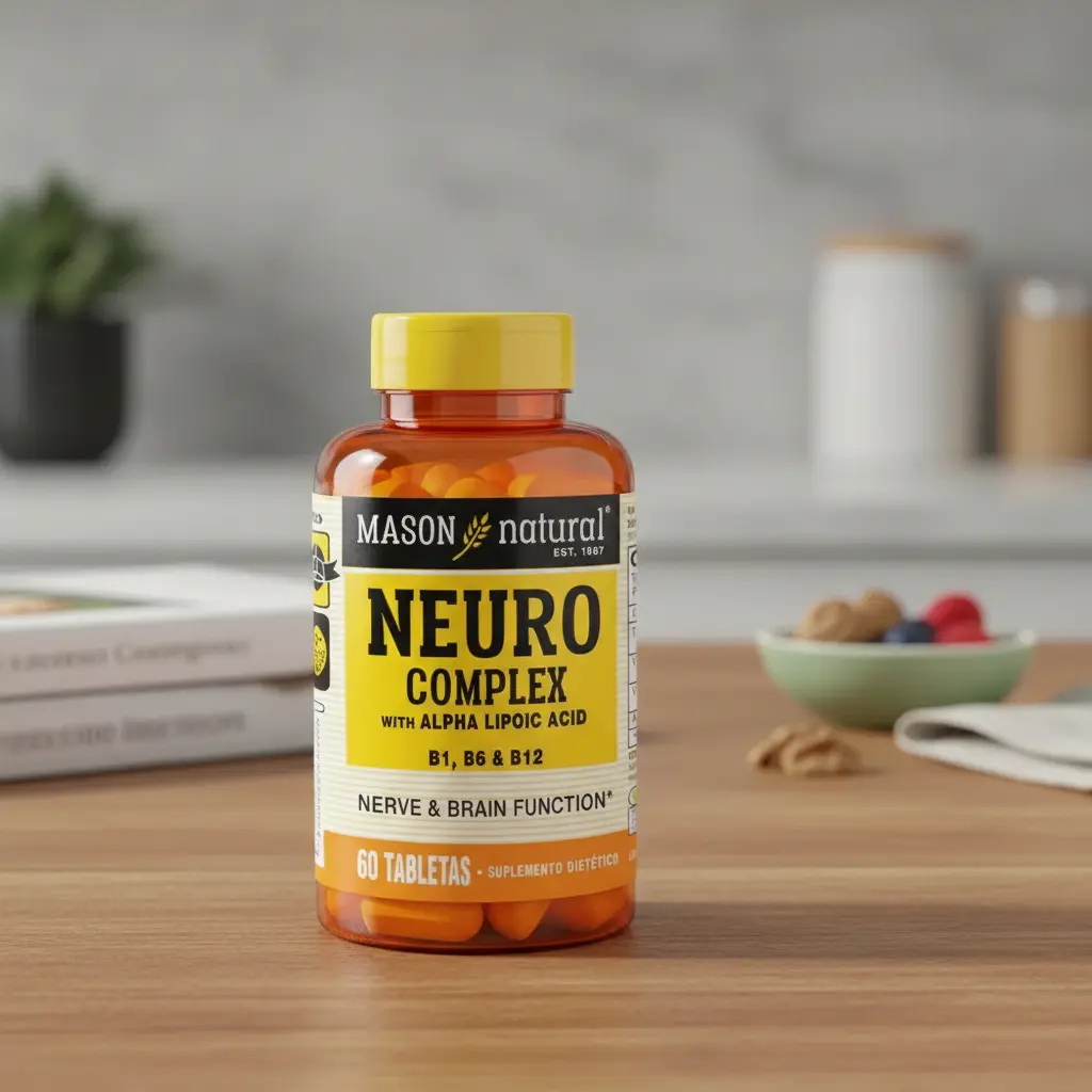 NEURO COMPLEX MASON NATURAL + ACIDO ALFA LIPOICO 60 TABLETAS - 5