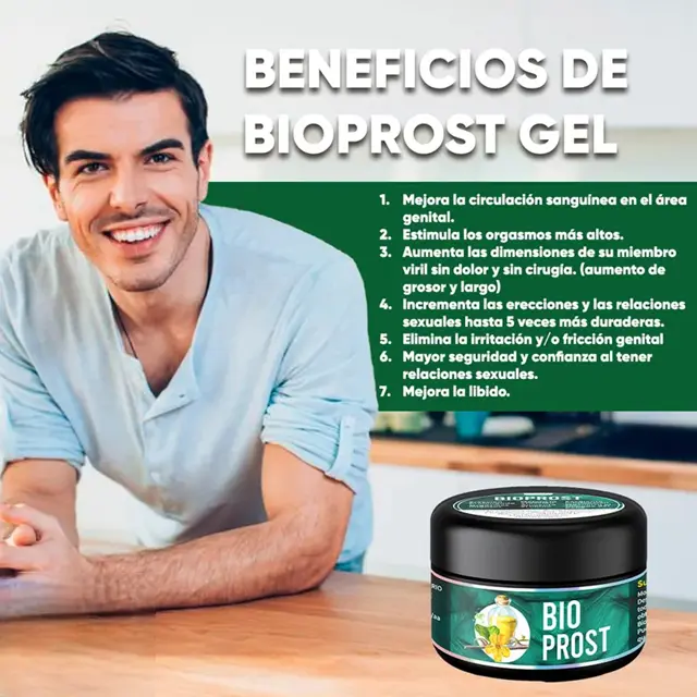 BIO PROST GEL RETARDANTE PROLONGA ACTIVIDAD SEXUAL 50GR - 3