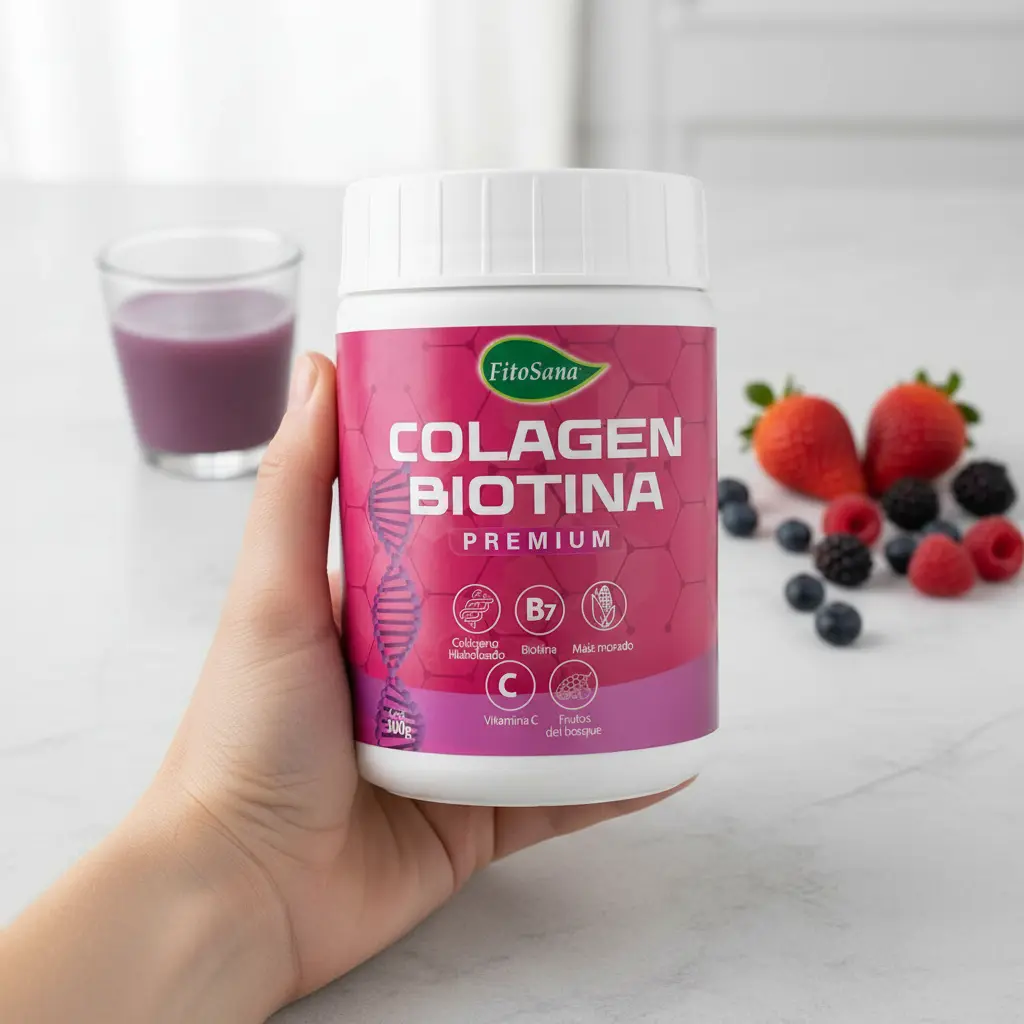 COLAGEN BIOTINA FITOSANA FRUTOS DEL BOSQUE 300GR. - 3