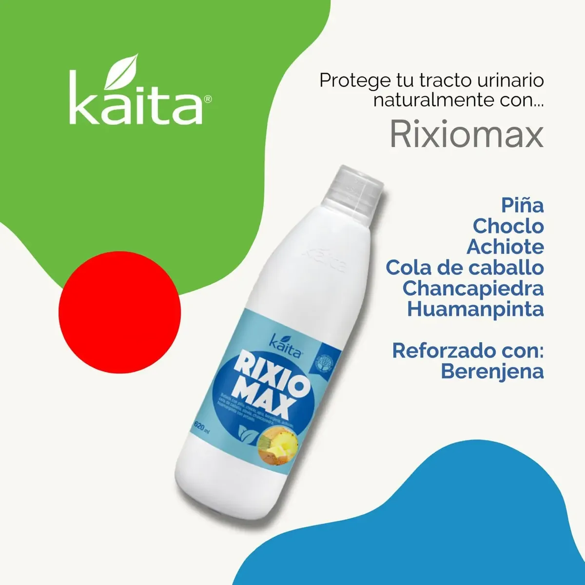RIXIOMAX KAITA LIMPIA Y PURIFICA LOS RIÑONES 620ML - 2