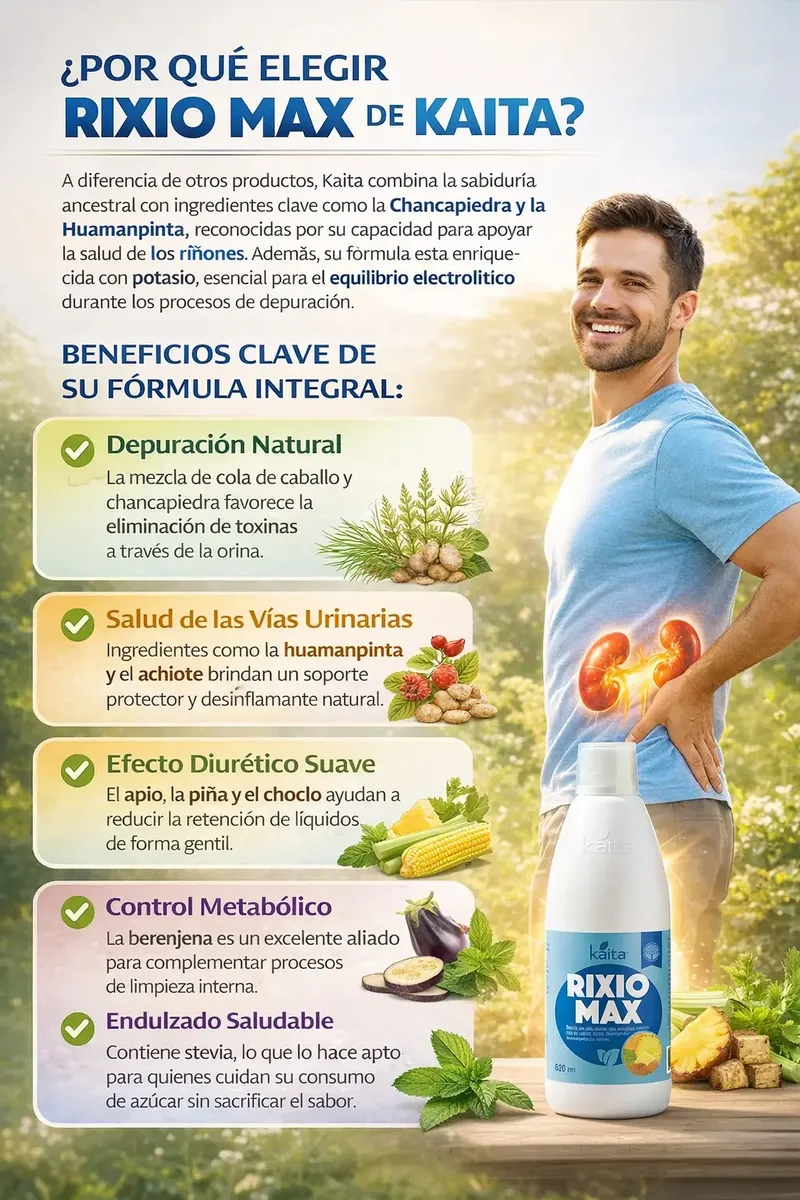 RIXIOMAX KAITA LIMPIA Y PURIFICA LOS RIÑONES 620ML - 3