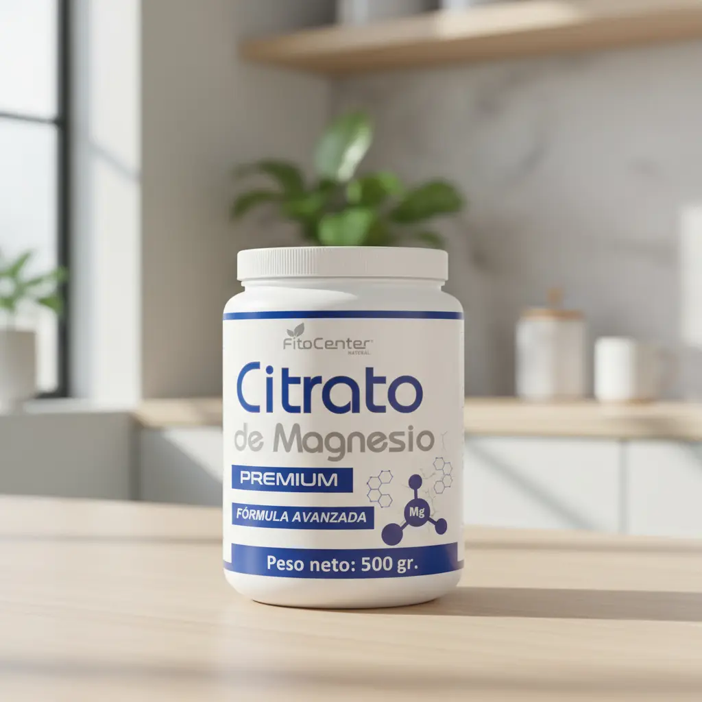 CITRATO DE MAGNESIO FITOCENTER NATURAL 100% PURO 500G - 3