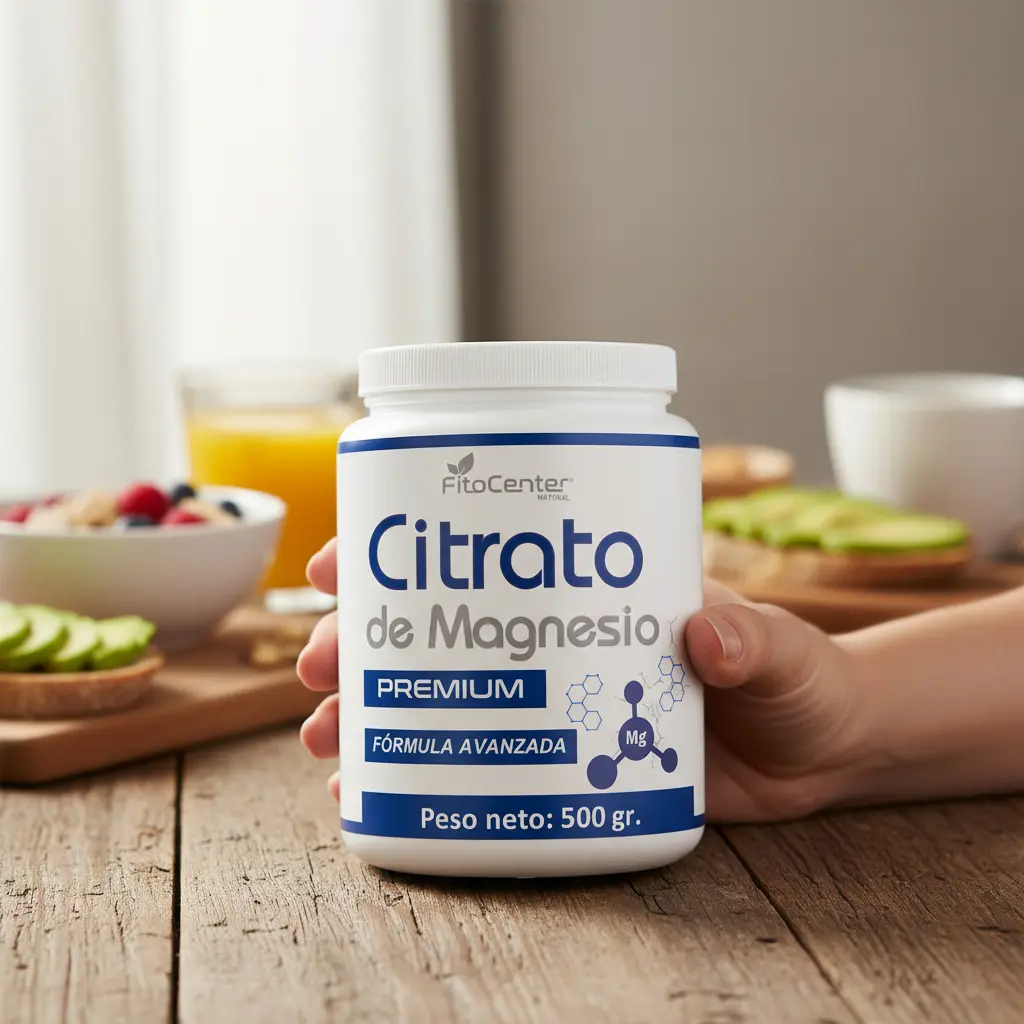 CITRATO DE MAGNESIO FITOCENTER NATURAL 100% PURO 500G - 4