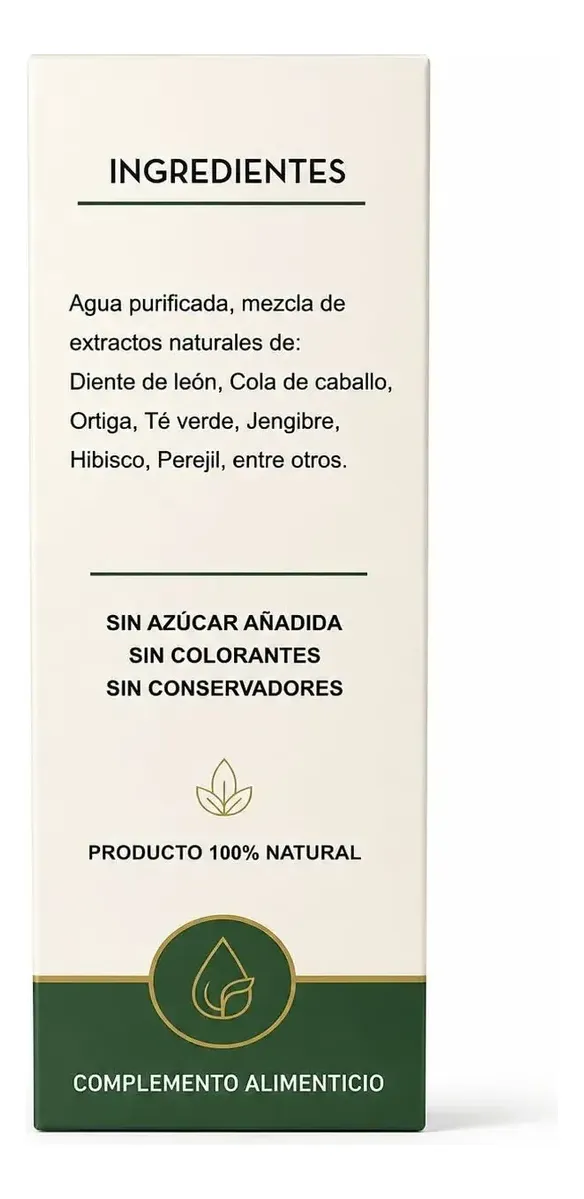 DRENAJE LINFÁTICO AURELYS EXTRACTO DE PLANTAS LIQUIDAS 60ML - 2