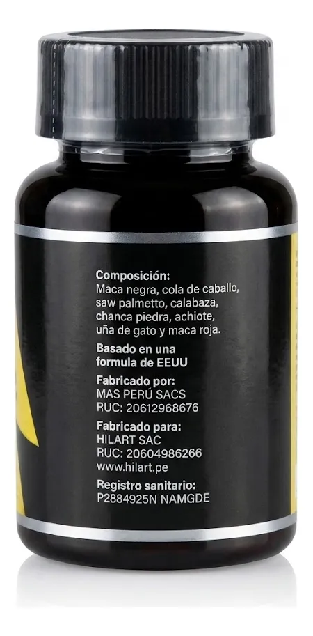 BRO TEN BIENESTAR MACA NEGRA - SAW PALMETTO 20 CAPSULAS - 2