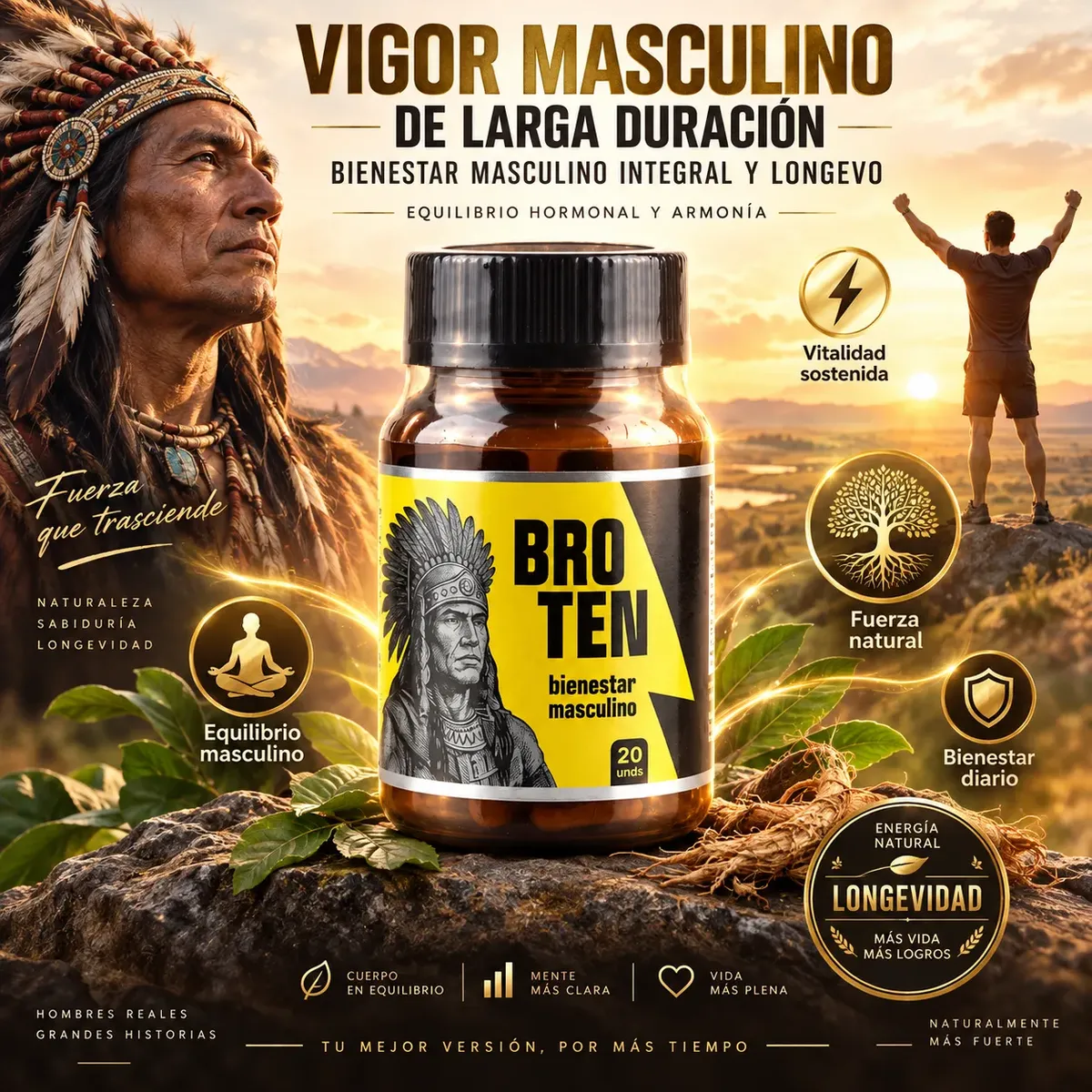 BRO TEN BIENESTAR MACA NEGRA - SAW PALMETTO 20 CAPSULAS - 3