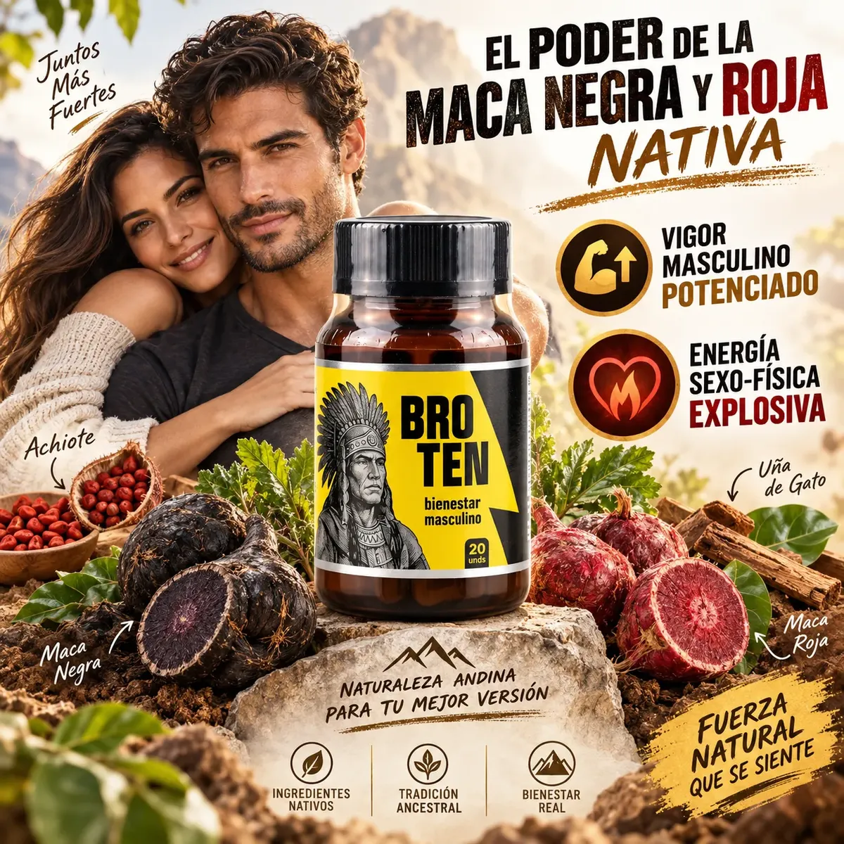 BRO TEN BIENESTAR MACA NEGRA - SAW PALMETTO 20 CAPSULAS - 5
