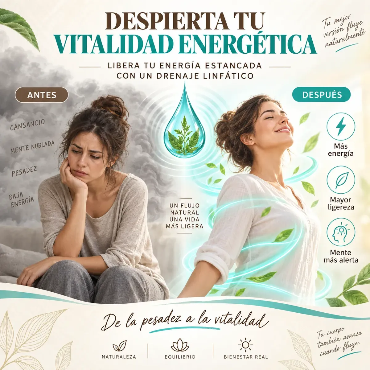 DRENAJE LINFÁTICO NATURE'S SUNSHINE AMERICANO GOTERO 59ML - 6