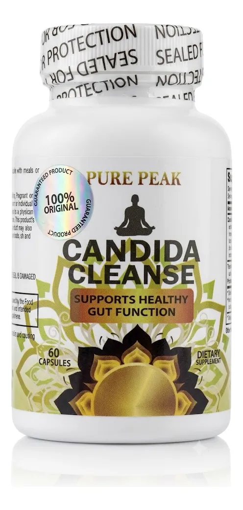 CANDIDA CLEANSE PURE PEAK AMERICANO SUPLEMENTO 60 CAPSULAS - 1