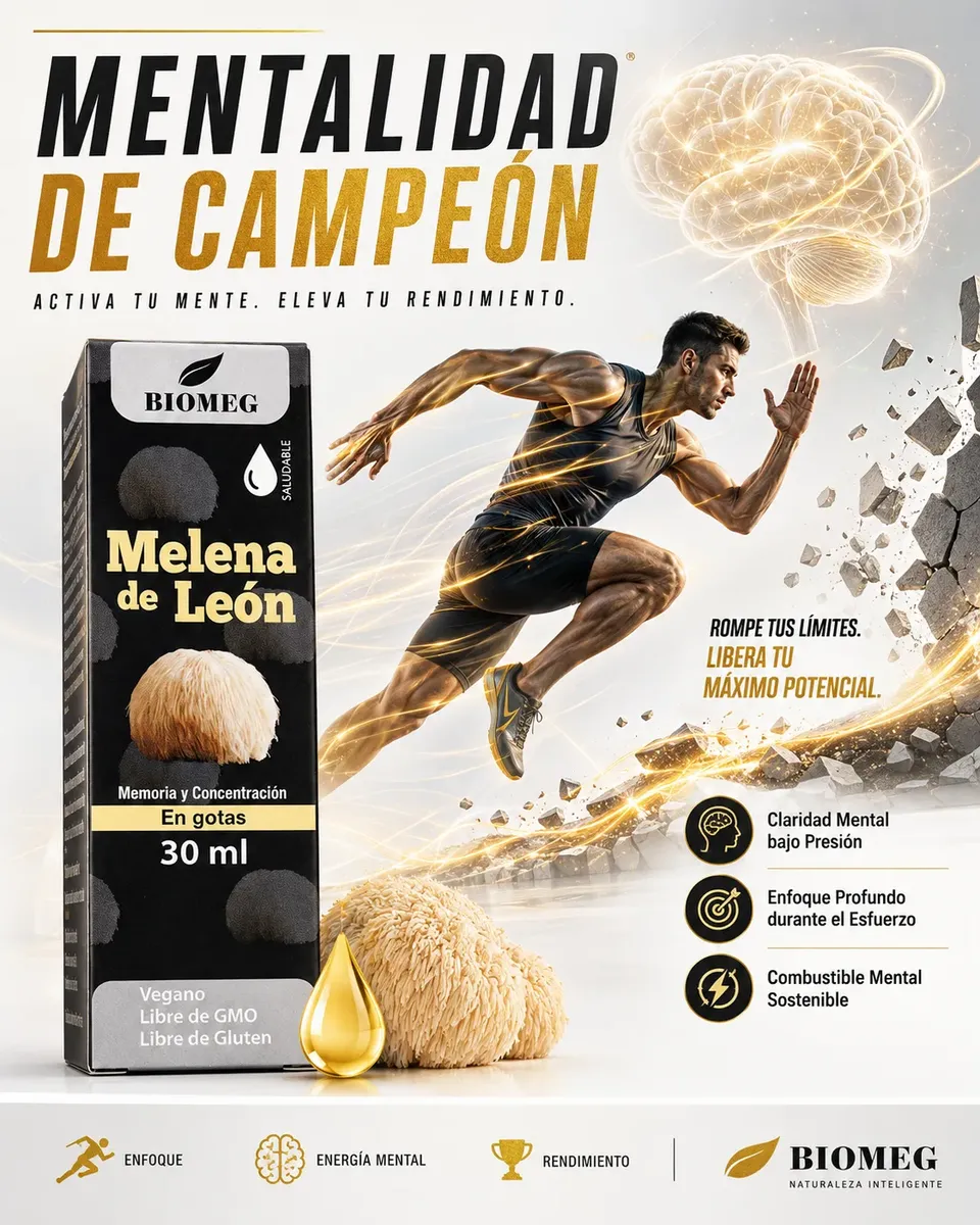 MELENA DE LEON BIOMEG 1000MG VIT B6 30 PORCIONES 30ML - 5