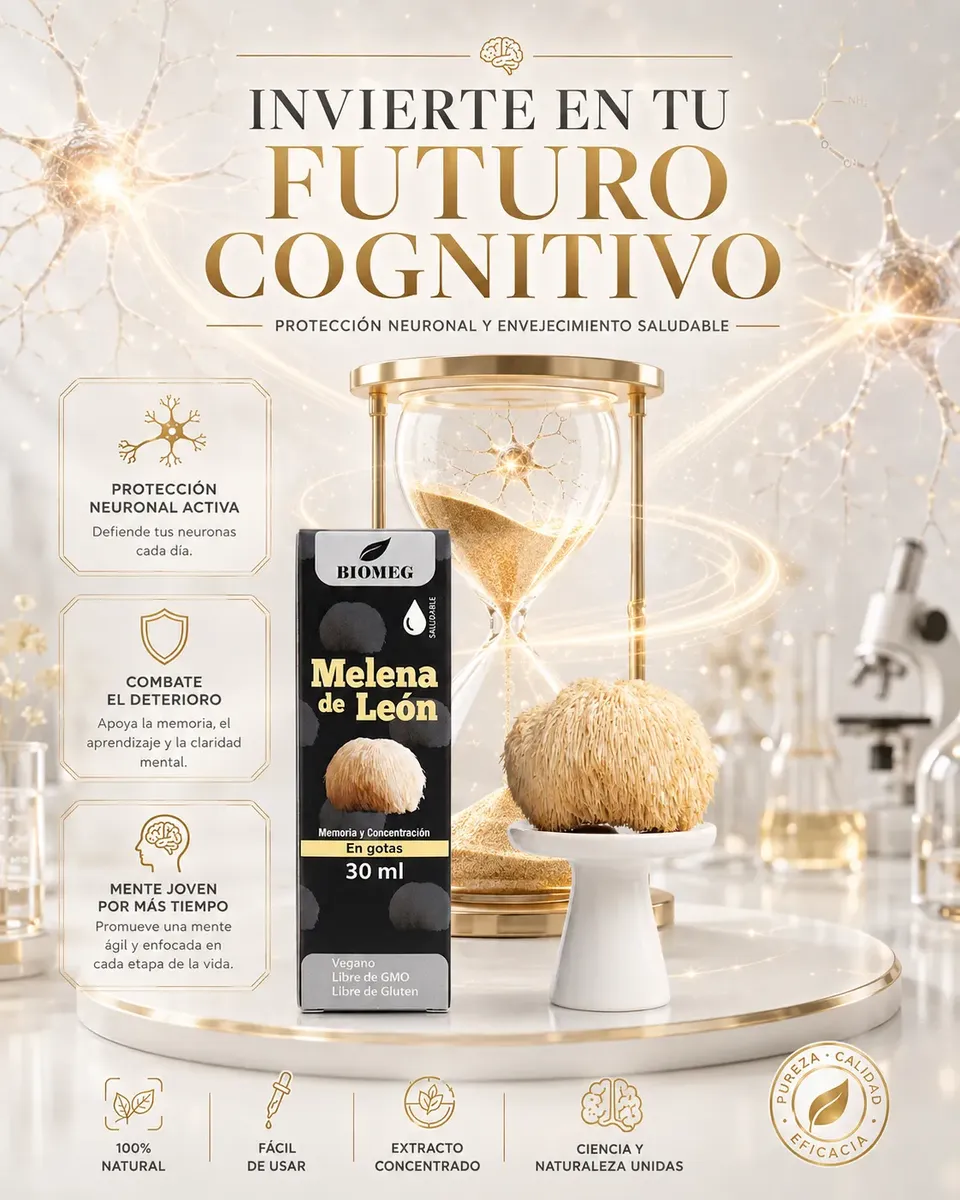 MELENA DE LEON BIOMEG 1000MG VIT B6 30 PORCIONES 30ML - 8