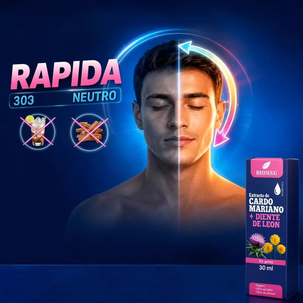 EXTRACTO DE CARDO MARIANO CON DIENTE DE LEON BIOMEG 30ML - 6