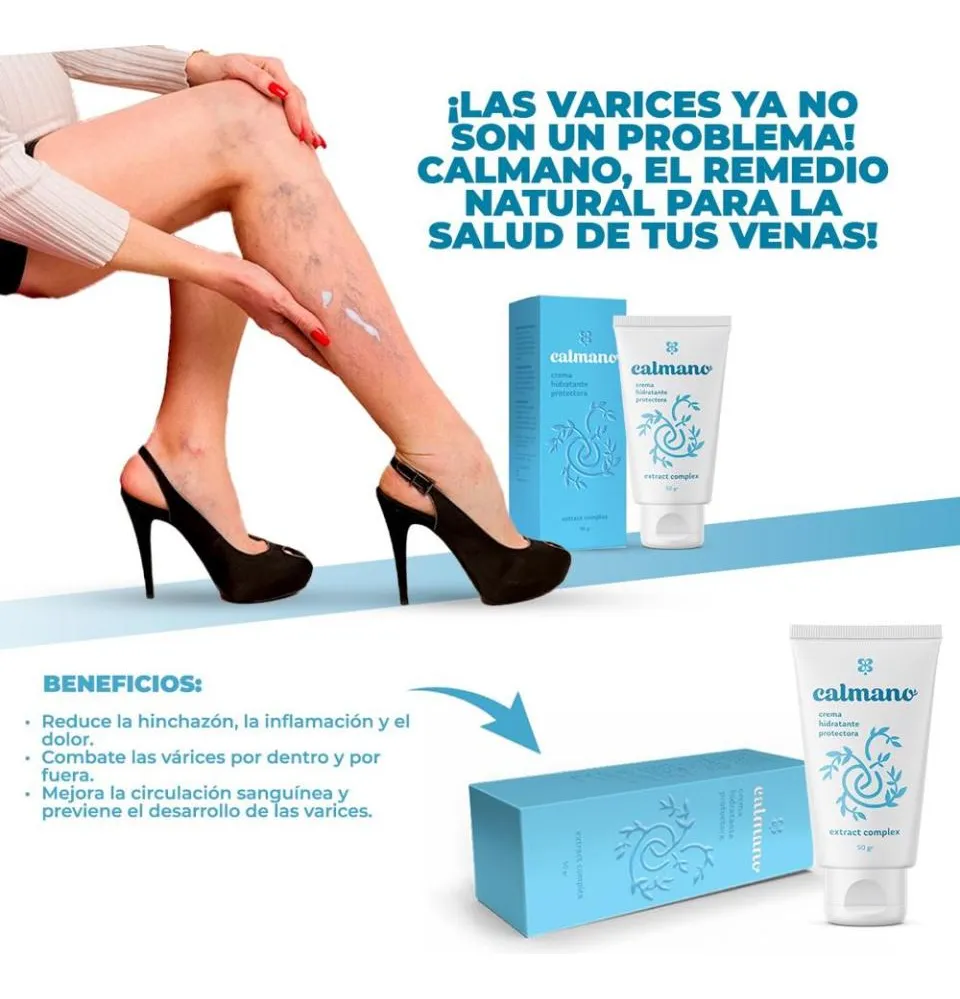 CREMA PARA VARICES CALMANO - 2