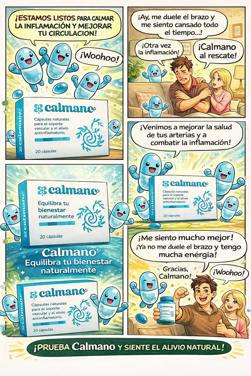 CALMANO SOPORTE VASCULAR - ANTIINFLAMATORIO 20 CAPSULAS - 4