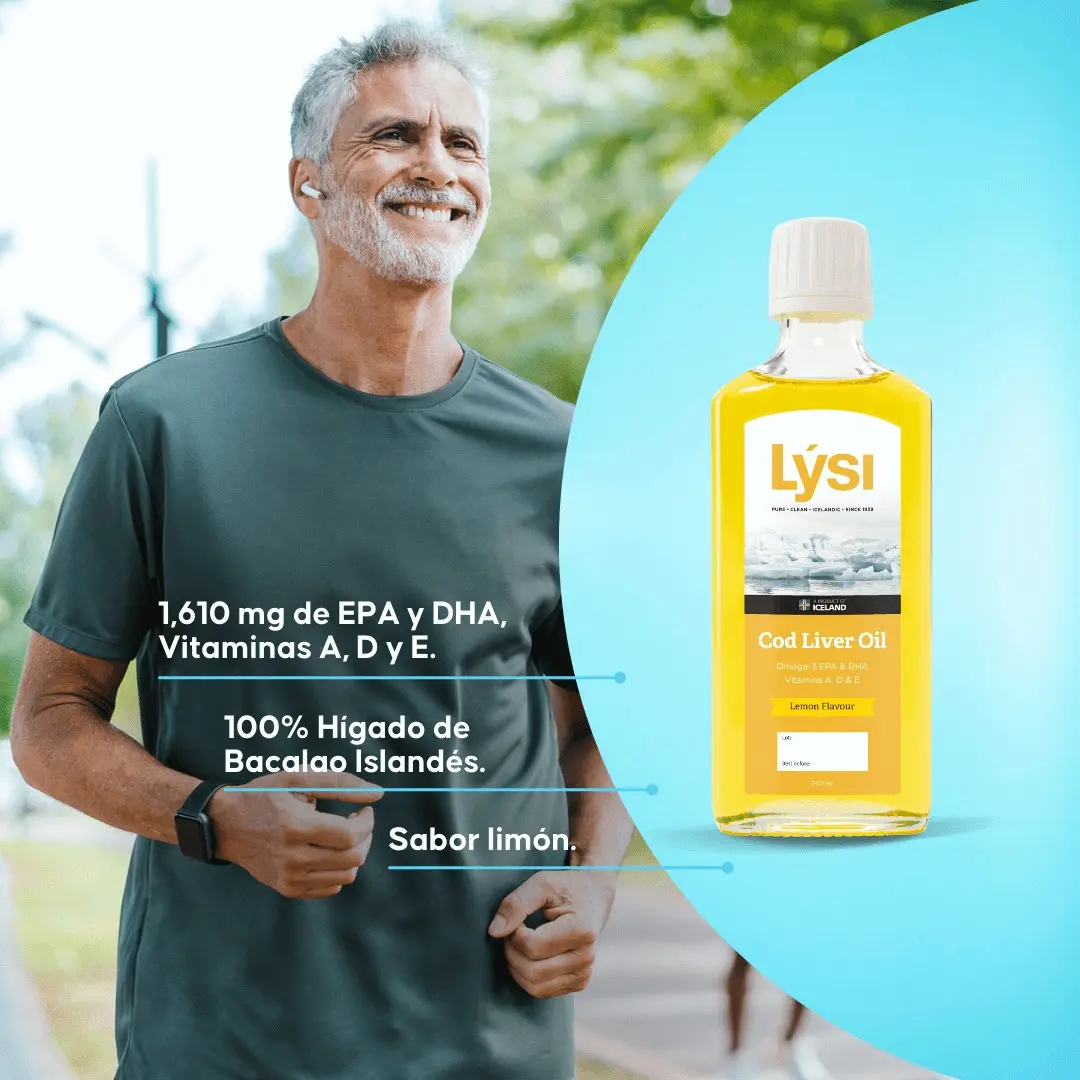 ACEITE DE BACALAO SABOR LIMÓN CON OMEGA 3 240 ML LYSI - 4